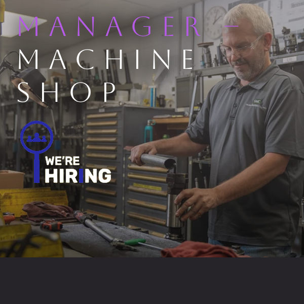 Manager – Machine Shop