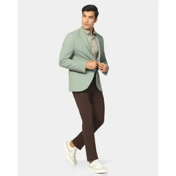 BLACKBERRYS-TechPro Formal Mint Stripe Blazer - Kuma