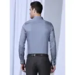 BLACKBERRYS-UnWrinkle Formal Blue Solid Shirt - George