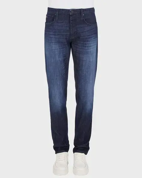 EMPORIO ARMANI-J75 Slim Fit Blended Jeans