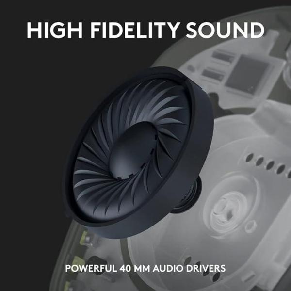 Logitech G435 Lightweight Gaming Bluetooth Wireless Over Ear Headphones