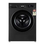 LG-9KG Front Load Washing Machine, Inverter Direct Drive, Platinum Black