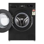 LG-9KG Front Load Washing Machine, Inverter Direct Drive, Platinum Black