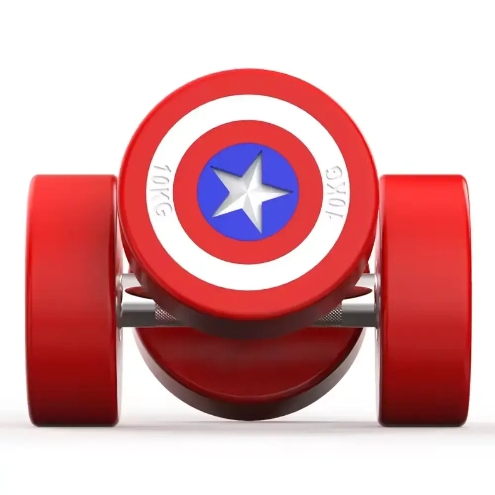 LifeFit-Captain America Rubber Bouncer Dumbbells