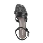 Mochi-Women Black Casual Sandals