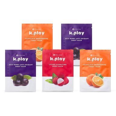 MyGlamm- K.Play Sheet Masks Pack of 5