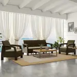 Nilkamal-Goa Sofa Set with Cushion (3+1+1 Seater)