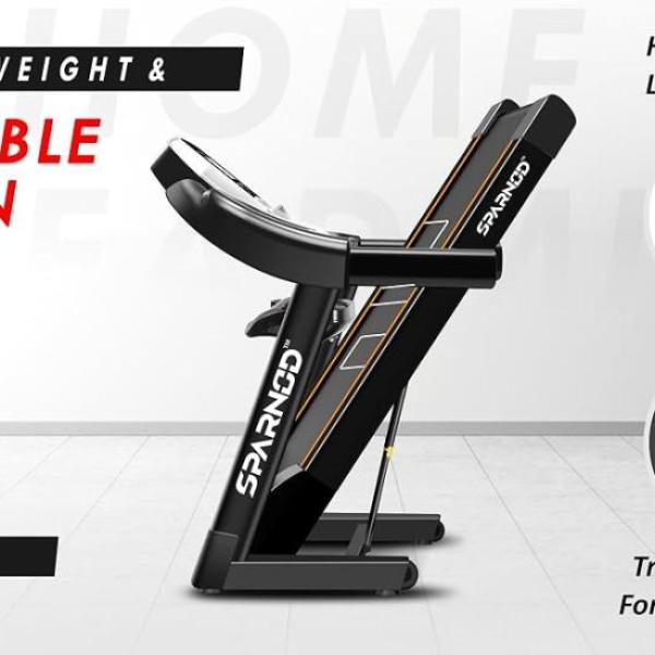 Sparnod-STC-5650 (5.5 HP AC Motor) Commercial Sturdy Treadmill