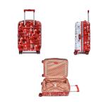 Uppercase-Polyester Jfk Duo Trolley Bag Set Of 2(Medium & Large)