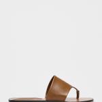 ZARA-FLAT LEATHER SANDALS