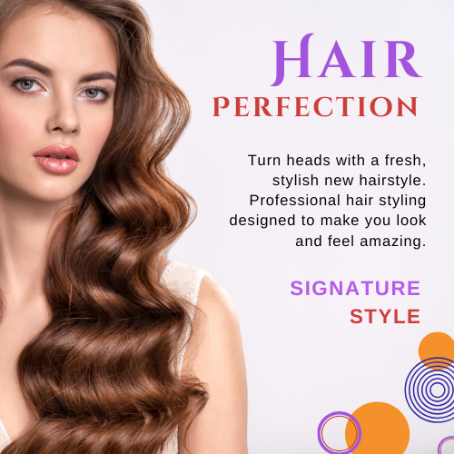 Professional Hair Styling & Grooming Services at Home